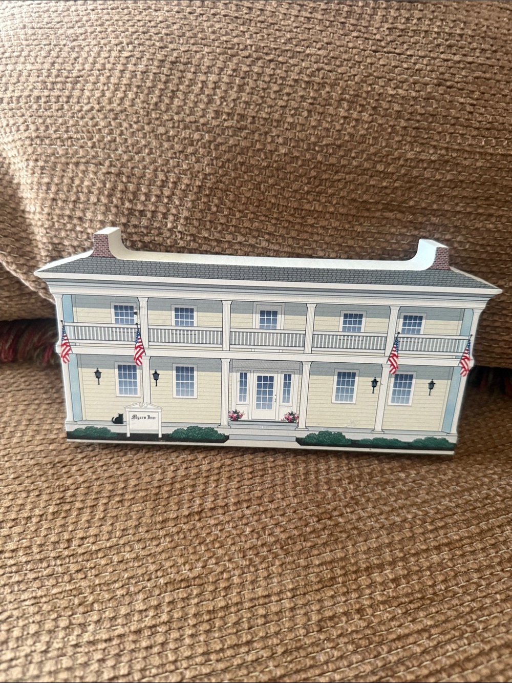 Myers Inn Museum Sunbury, Ohio- The Cat’s Meow- Wooden Block